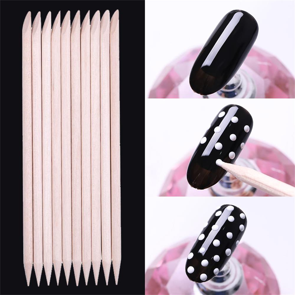 [Hàng mới về] Bộ 10/ 30/ 50/ 100 que gỗ làm móng chuyên dụng