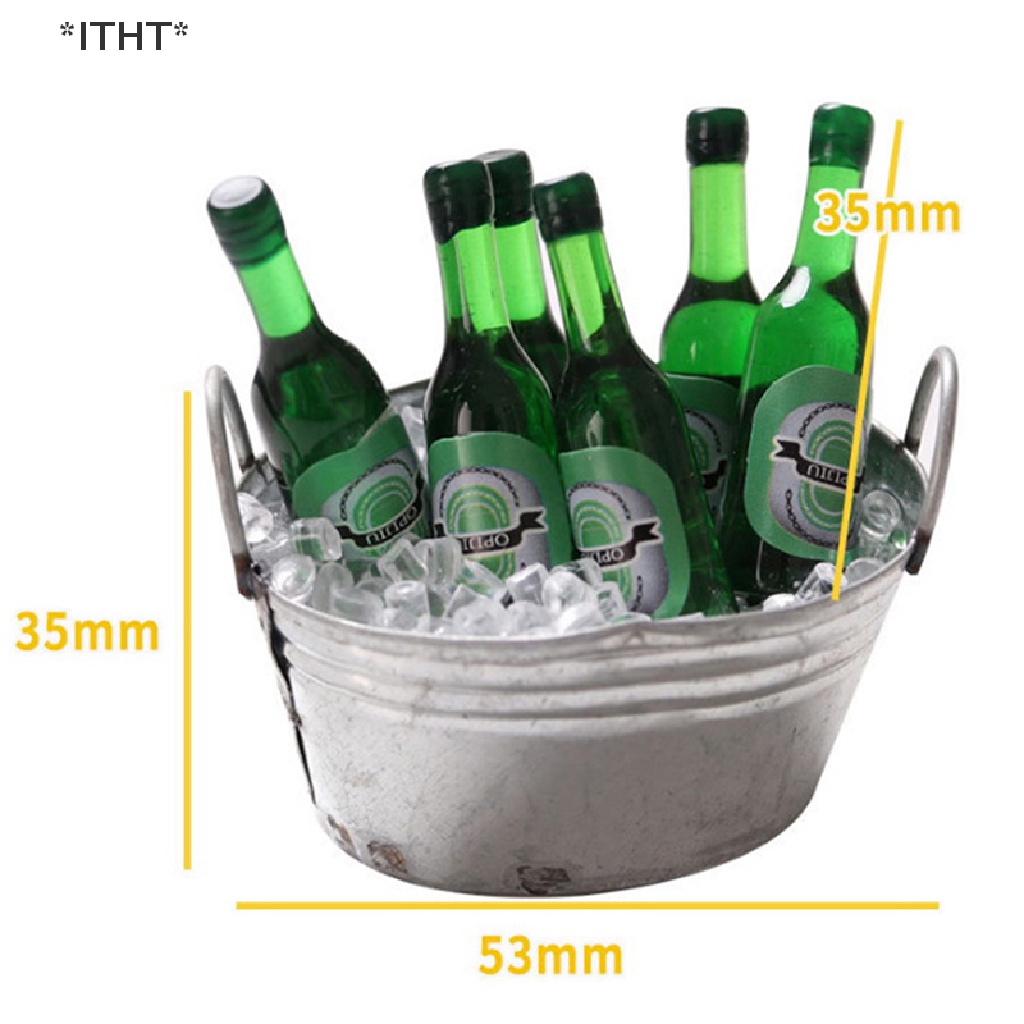 Mô Hình Chai Bia Trang Trí Nhà Búp Bê Tỉ Lệ 1: 12