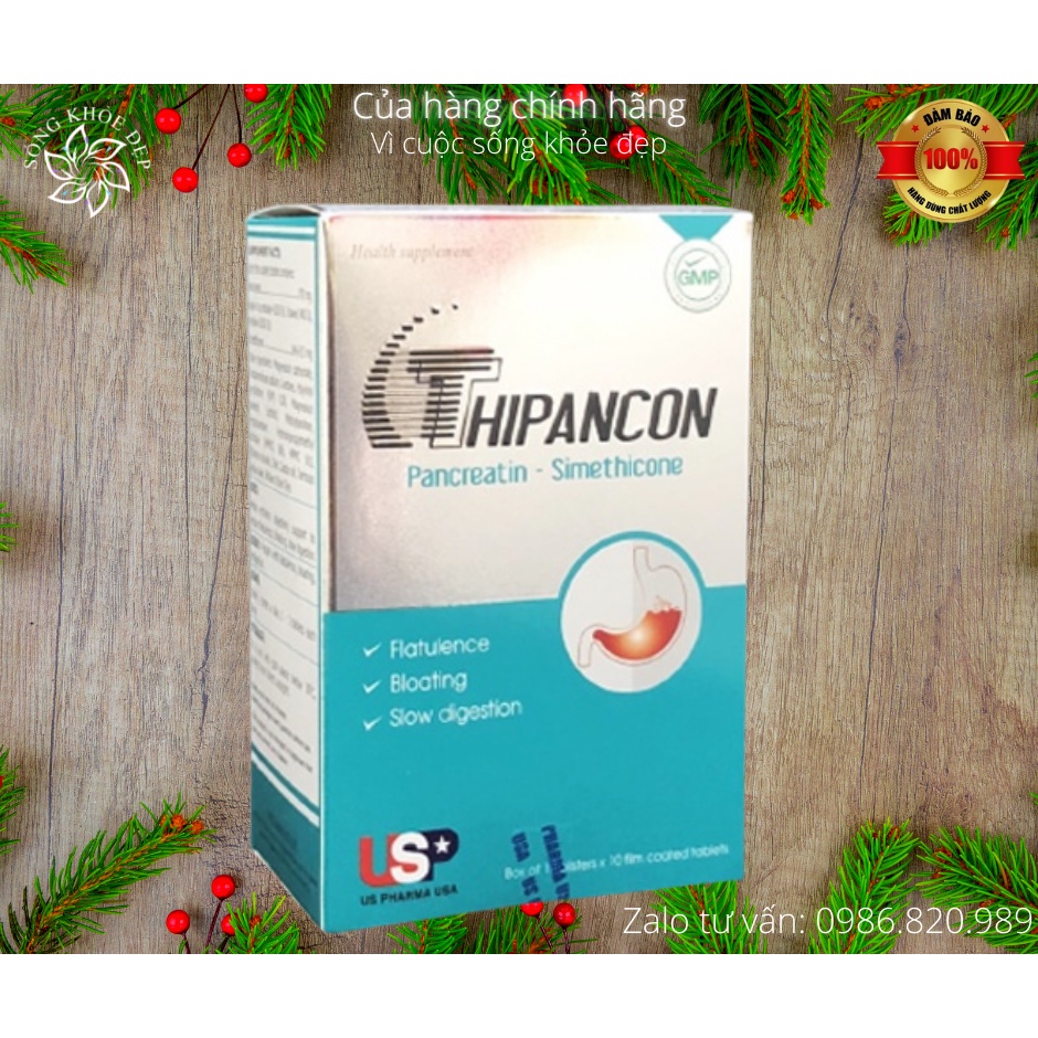 THIPANCON - Giúp tăng cường tiêu hóa, hỗ trợ giảm đầy hơi, chướng bụng, ăn chậm tiêu.