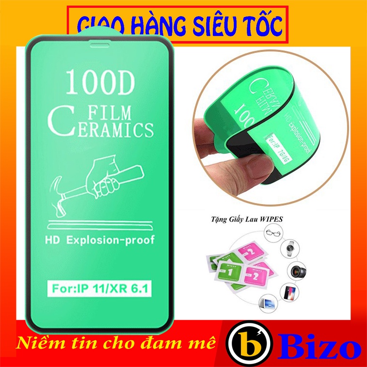 [CAO CẤP]  kính cường lưc cho iphone 12,13, x miếng dán dẻo full màn hình 100D, Miếng dán màn hình dẻo iphone 7plus