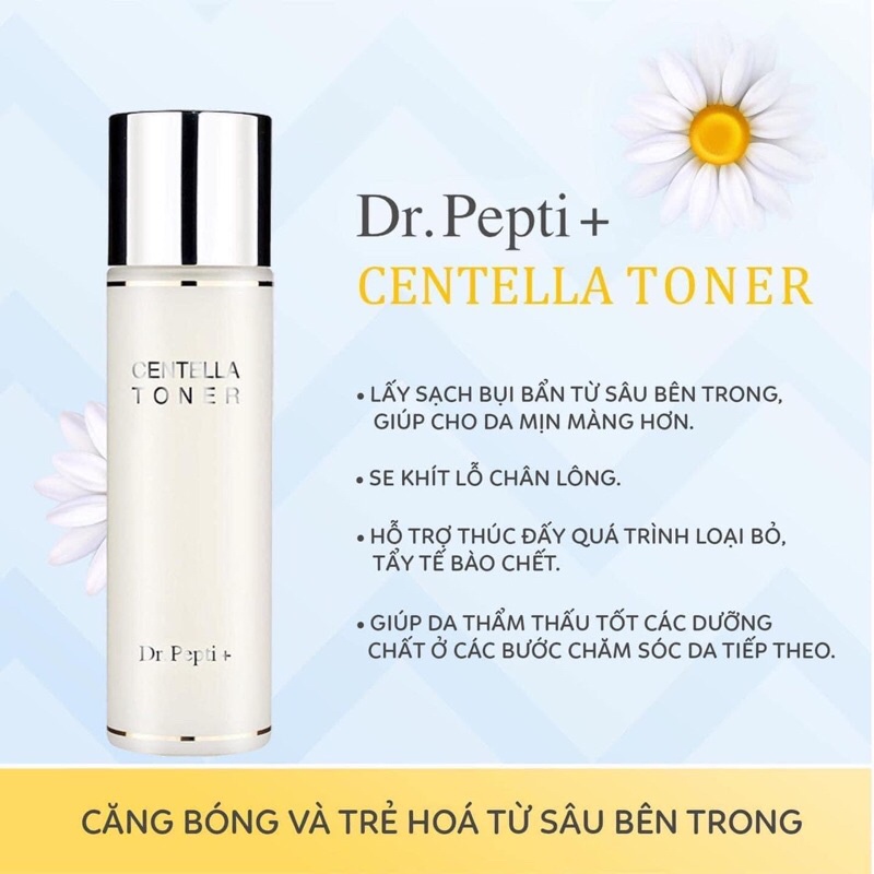Nước hoa hồng dưỡng da Toner DR.PEPTI CENTELLA chính hãng