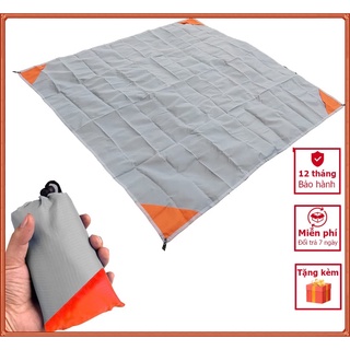 【mới nóng】Thảm trải dã ngoại,Thảm chống nước màu trơn đa năng cho ngoài trời cắm trại,Bạt lót lều,Bạt trải dã ngoại cắm trại chống nước siêu gọn nhẹ,Tấm bạt đi phượt đi dã ngoại picnic chống thấm nước,Thảm Picnic Đi Cắm Trại Không Thấm Nước