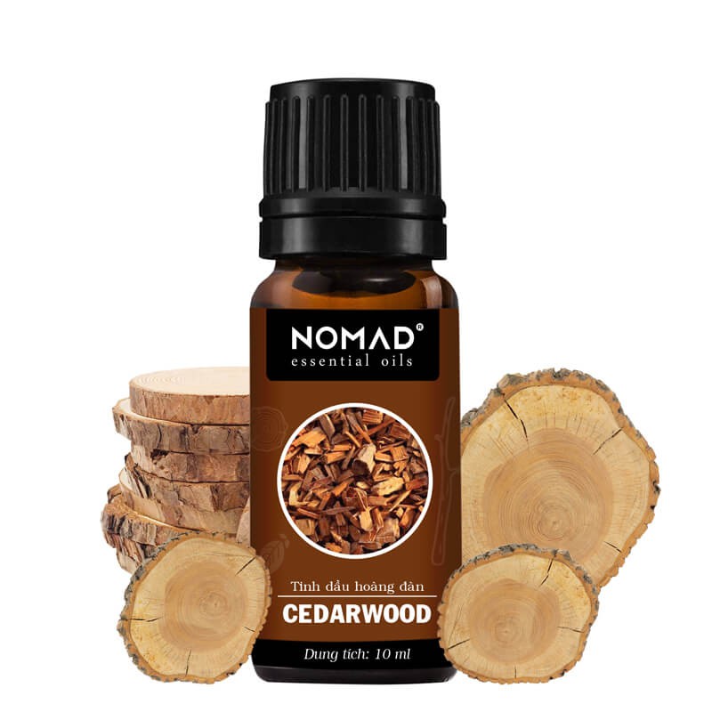 Tinh Dầu Thiên Nhiên Hoàng Đàn (Tuyết Tùng) Nomad Cedarwood Essential Oil