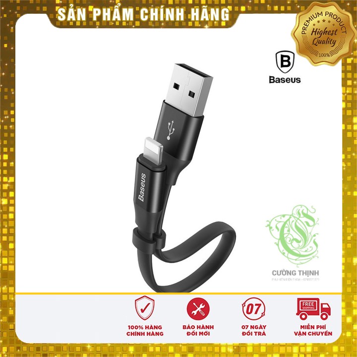 Cable Lightning 23cm Baseus Nimble Cho IPhone - Cáp Baseus Dây Ngắn Thuận Tiện Mang Th