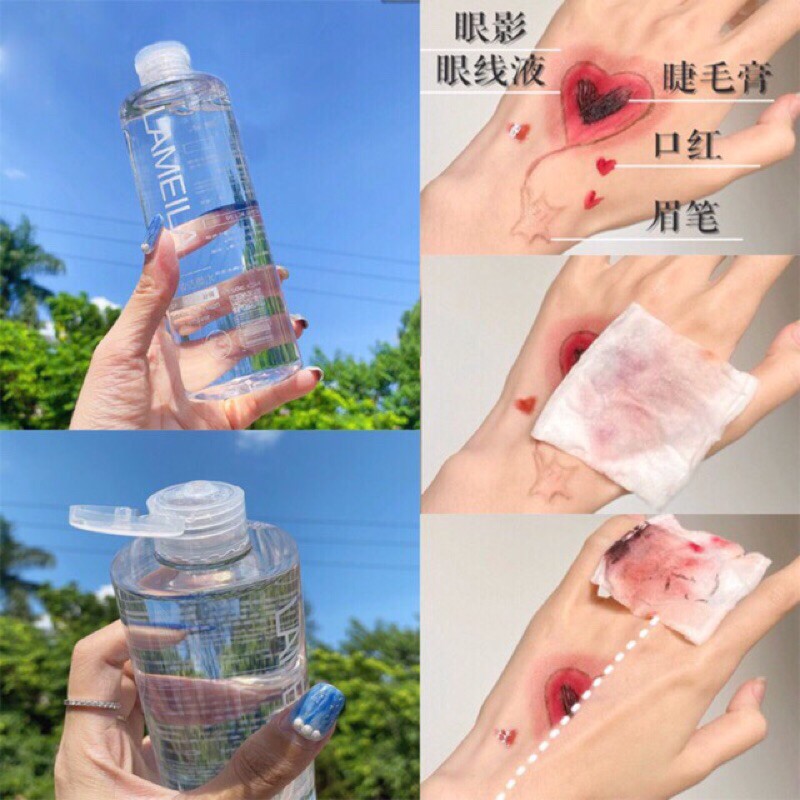 (Bán Buôn – Sỉ) Nước tẩy trang Lameila Maycreate 300ml Dịu Nhẹ Làm Sạch Sâu – Makeup Remover