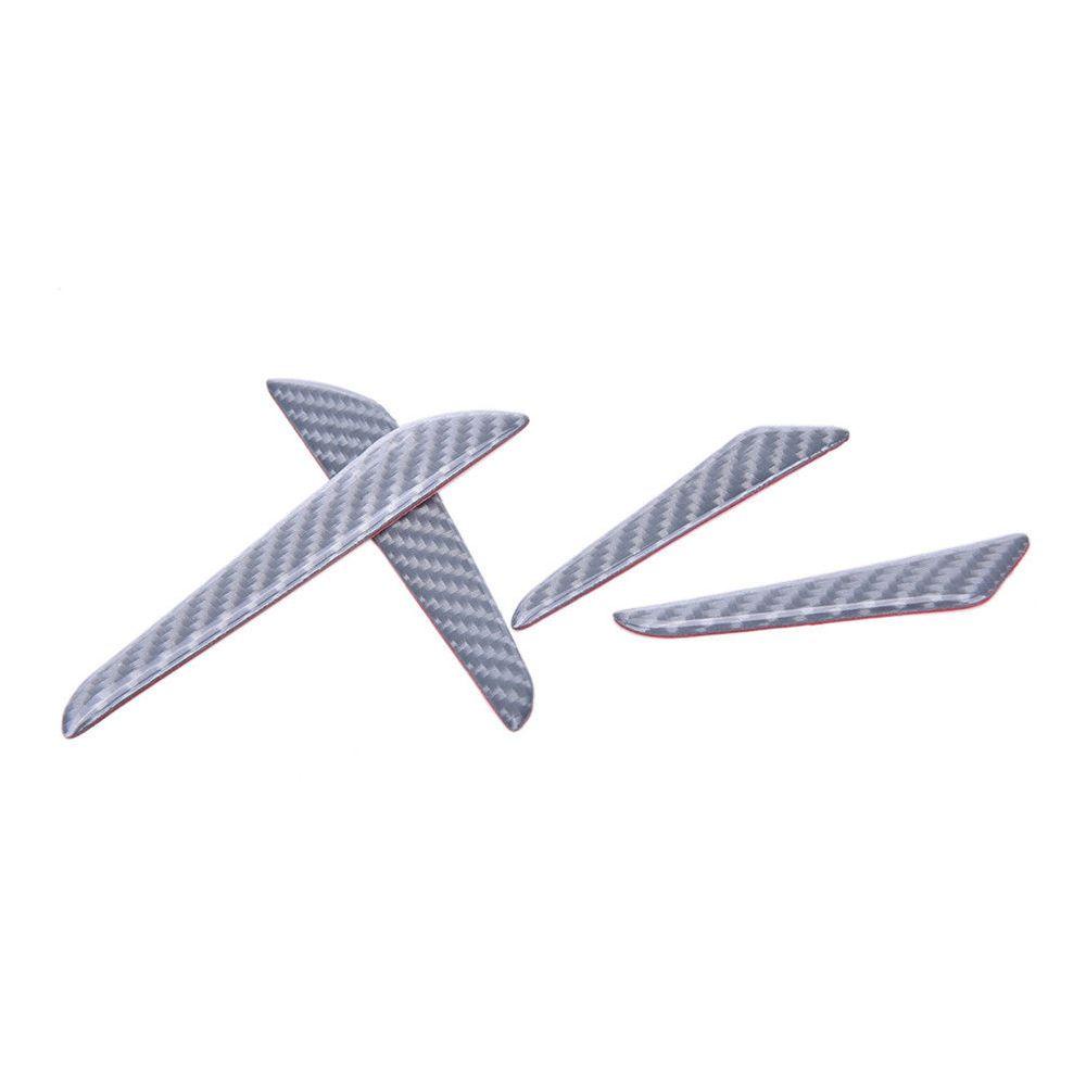 Set 4 Miếng Dán Sợi Carbon Bảo Vệ Mép Cửa Xe Hơi Chống Trầy Xước