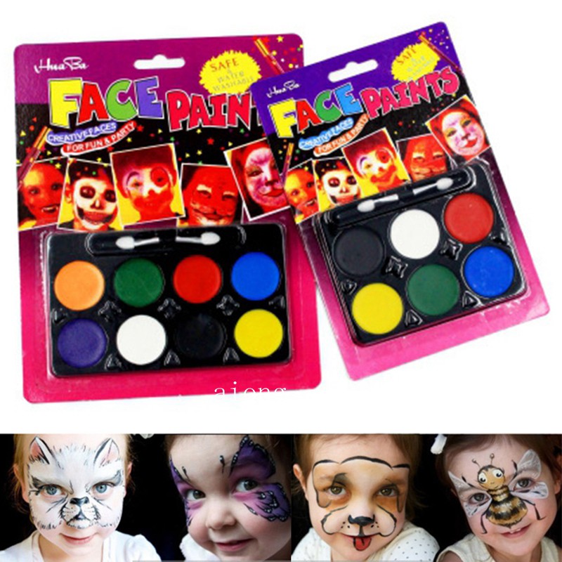 Bảng Màu Vẽ Cơ Thể Với 8 Màu Khác Nhau Độc Đáo | BigBuy360 - bigbuy360.vn