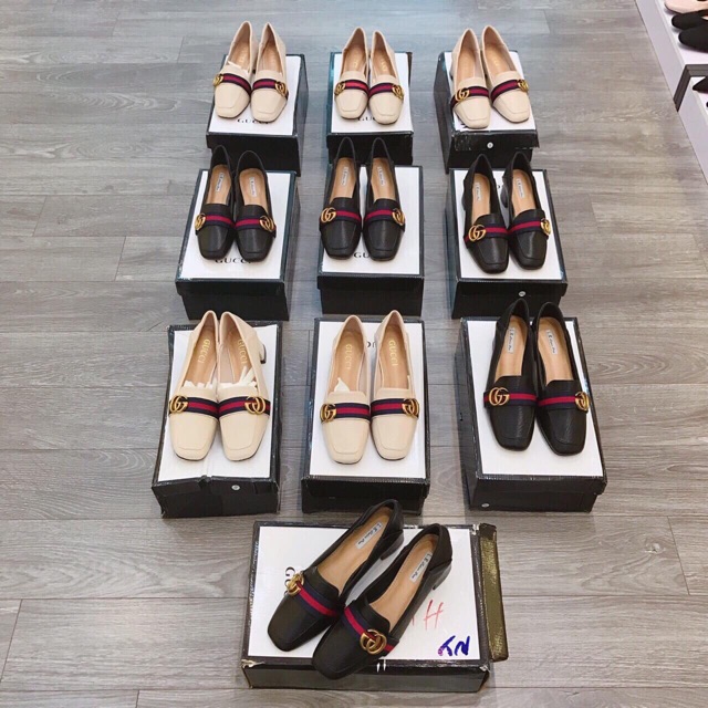 Giày cao gót gót vuông 5p