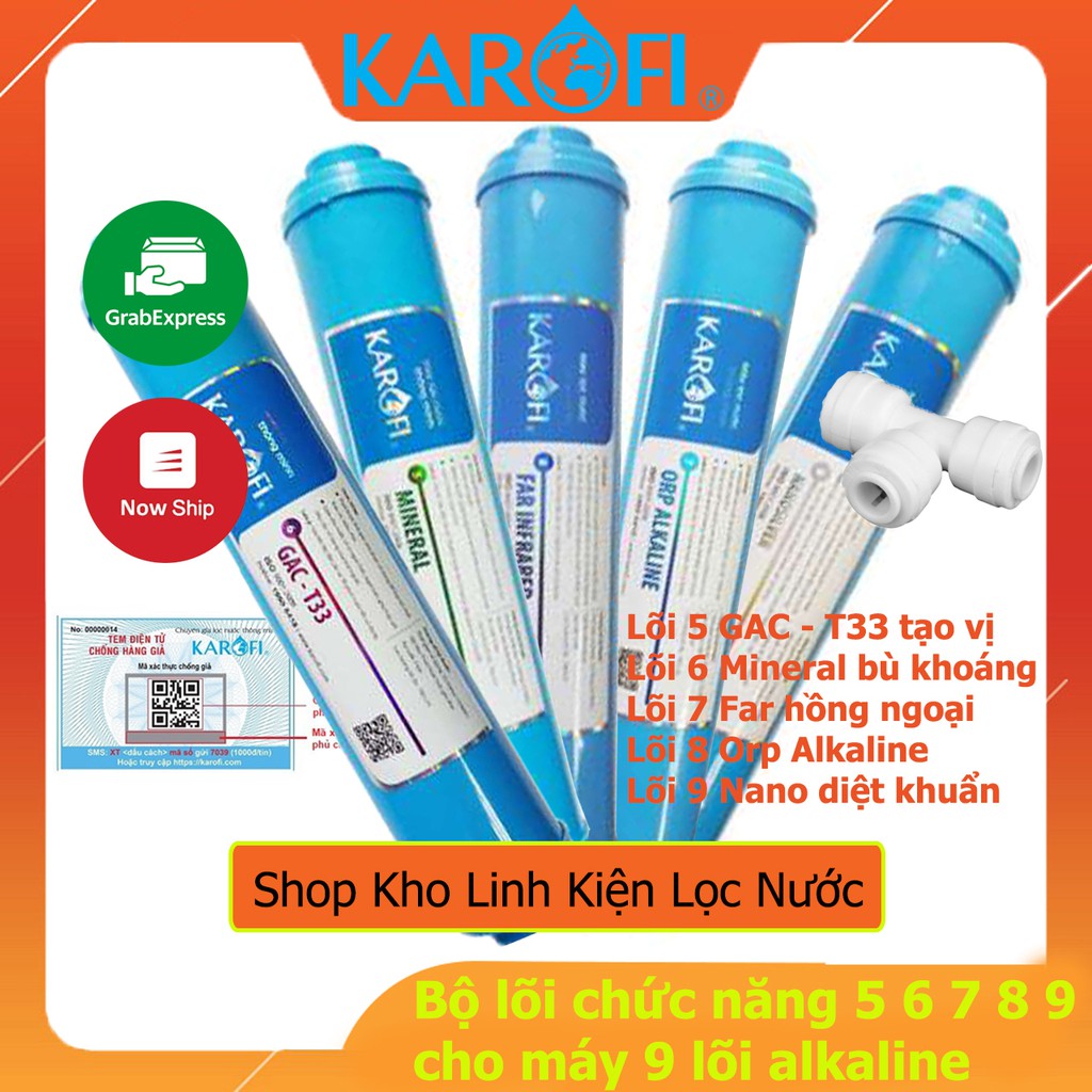 Bộ Lõi Lọc Chức Năng KAROFI 56789 Chính Hãng