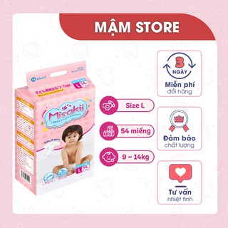 Tã dán misakii size l từ 9 ～ 14kg