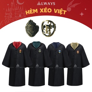 Áo choàng Harry Potter kèm nhẫn bảo bối tử thần - Trang phục, phụ kiện hóa trang phù thủy - Chuẩn hàng ALWAYS Store