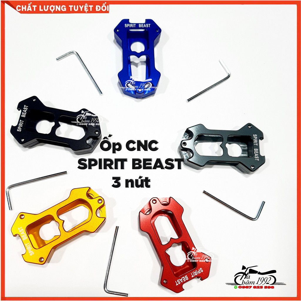 Ốp Chìa Khóa SmartKey SPIRIT BEAST Honda SH, SH MODE, PCX, CUB125 2019 ( Tặng Kèm Lục Giác)