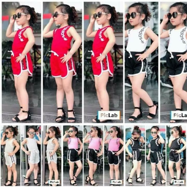 Bộ Adidas cho bé gái