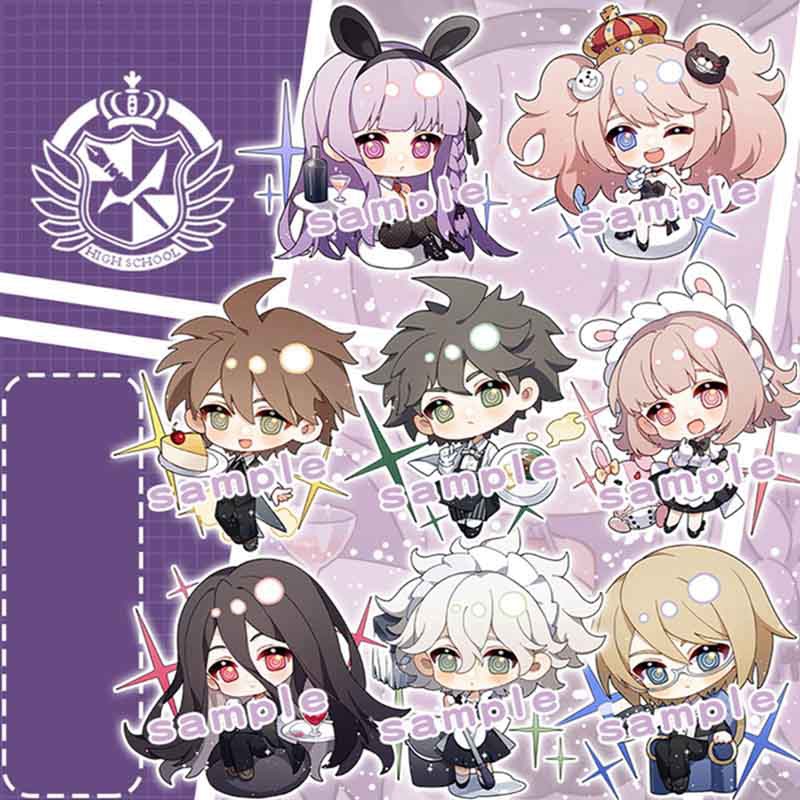 Móc Khóa Hai Mặt Bằng Acrylic Hình Nanami ChiaKi Nagito Komaeda Dễ Thương