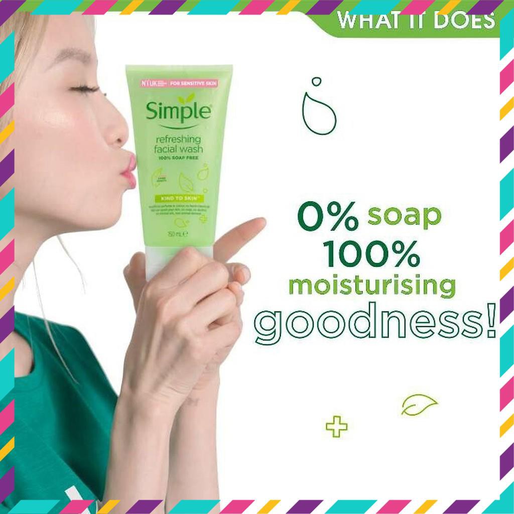 Sữa Rửa Mặt Simple Refreshing Facial Wash 150ml