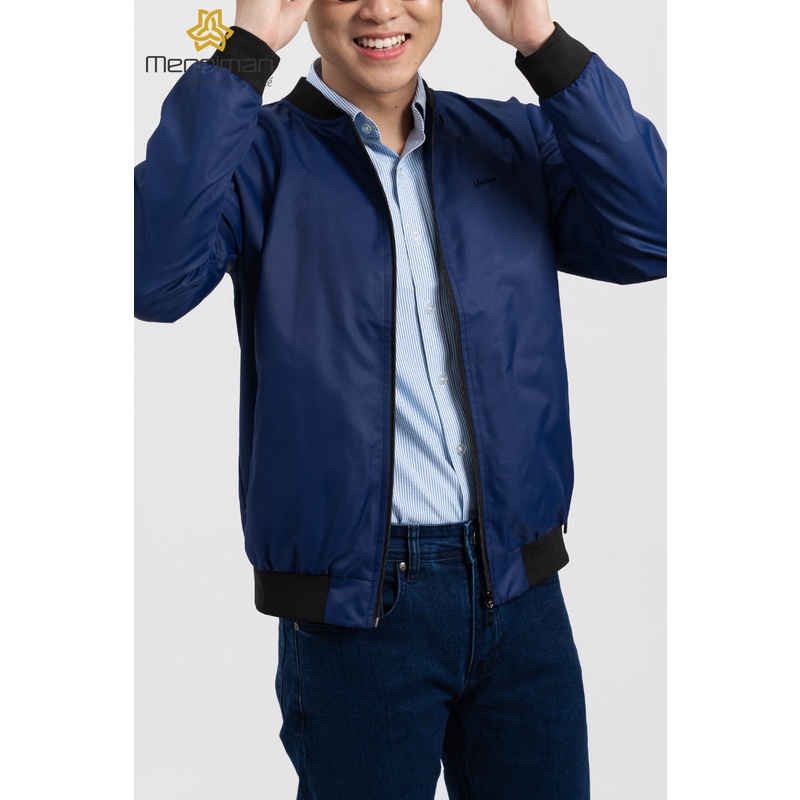 [SIZE M] Áo khoác cao cấp nam Merriman mã THMKJ010 màu Navy nam tính