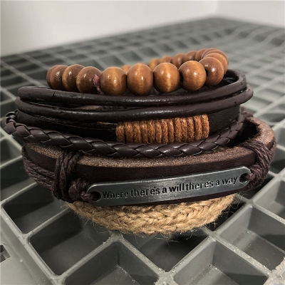 Vòng tay dây bện phong cách Harajuku thời trang 22157