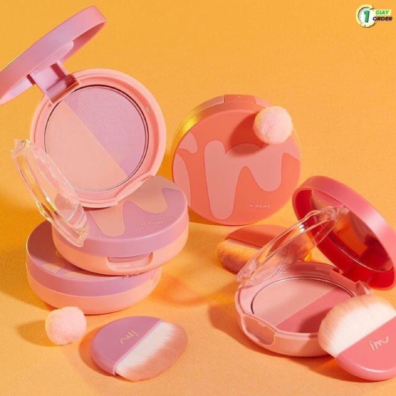 Phấn má 2 màu I'M MEME I'm Blusher Best Friend