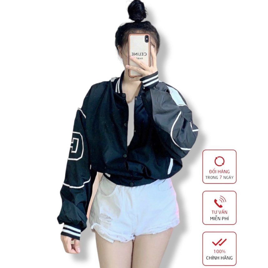 Áo Khoác Bomber Nữ 2 Lớp Mẫu Mới HOT- NGỌC HÂN FASHION  - ĐĂNG QUANG FASHION
