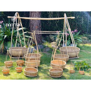 Bộ Quang Gánh Tre (Mini đến Đại), Quang Gánh Tre Giá Rẻ, Nội Thất Mây Tre Đan,Xưởng Mây Tre Giá Gốc Không Qua Trung Gian