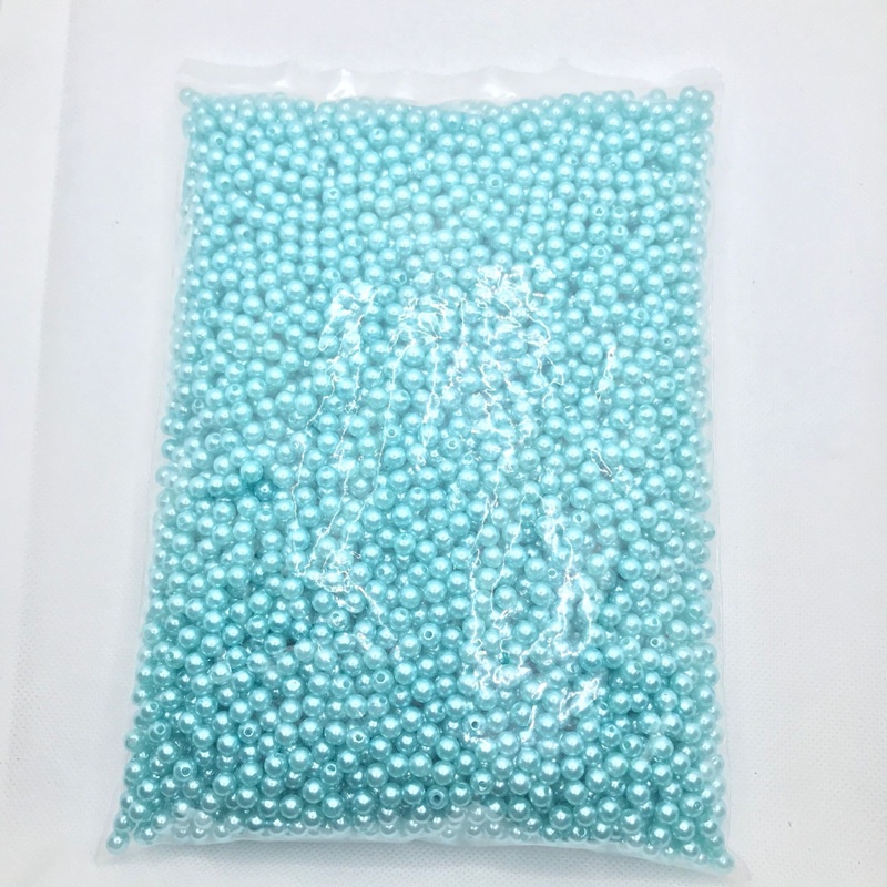 Set 100 hạt ngọc trai giả 6mm dùng để làm đồ trang sức thủ công