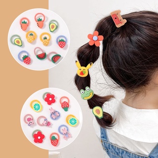 Set 10 Dây Buộc Tóc Dễ Thương Cho Bé Gái - Dây Cột Tóc