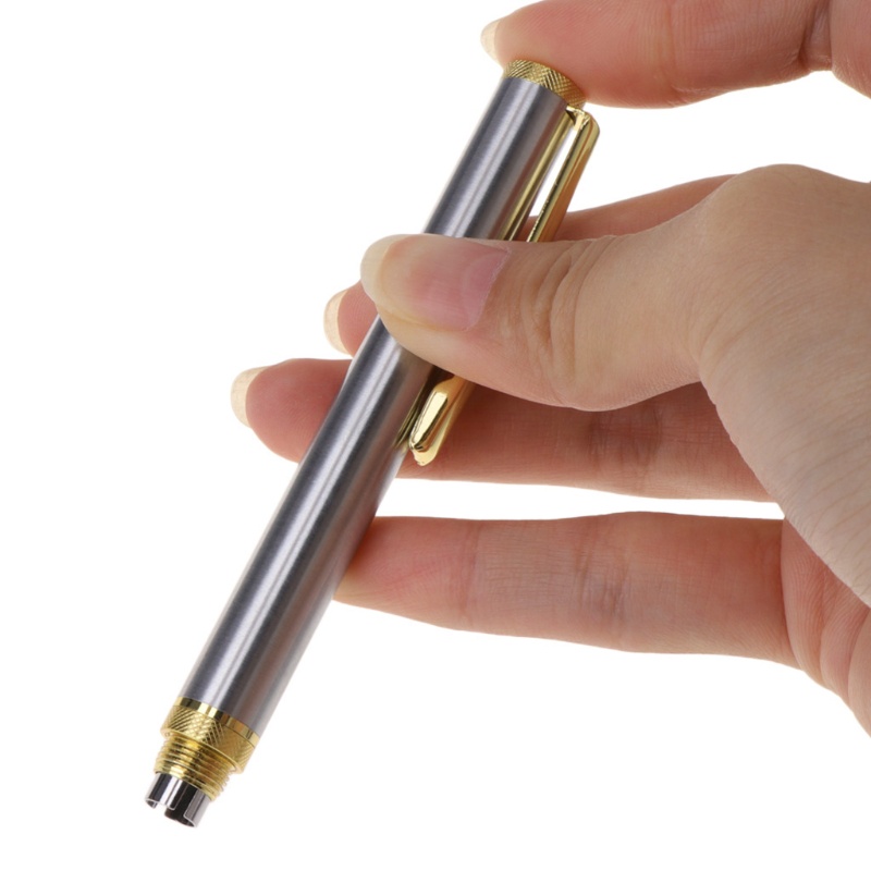 Youyo Bút Châm Cứu Mát Xa Tay Cầm Bằng Thép Không Gỉ Lancet