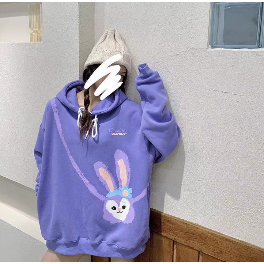 Áo Khoác Hoodie Dáng Rộng Phong Cách Thái Lan Cá Tính Cho Nữ