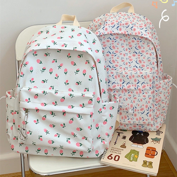 balo cute đi học ulzzang thời trang nhiều ngăn túi hàn quốc du lịch nữ