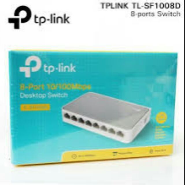TP-LINK TL-SF1008D 8-Port 10/100Mbps Desktop Switch