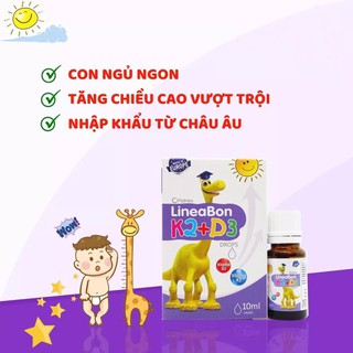LineaBon K2+D3 - Bổ sung vitamin K2, D3. Tăng cường hấp thu canxi, giúp phát triển chiều cao vượt trội