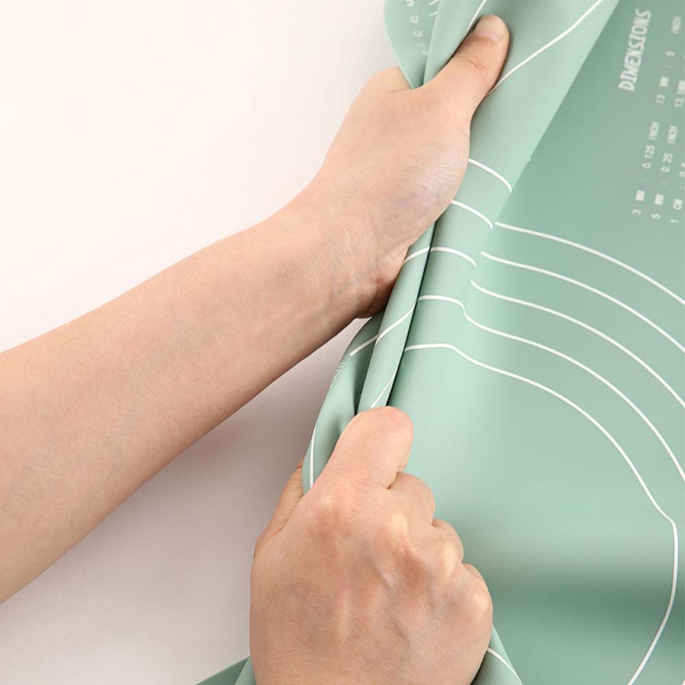 Thảm silicone dày chịu nhiệt siêu bền cỡ lớn 65x45cm dùng cho làm bánh