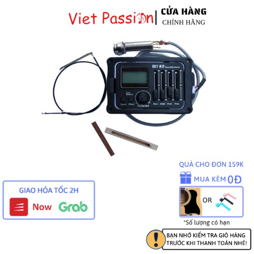 EQ đàn guitar MET-B12 chính hãng kích ra loa cao cấp chất lượng Viet Passion