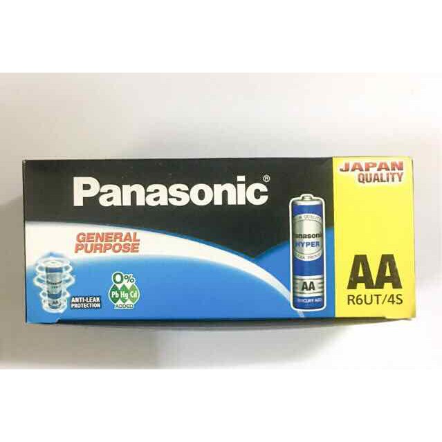 Pin tiểu xanh AA Panasonic Hyper R6UT-4S Vỉ 4 Viên