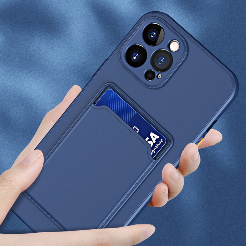 Ốp Lưng Điện Thoại Có Ngăn Đựng Thẻ Dành Cho Samsung Galaxy A23 A13 A33 A53 A73 A32 4G 5G