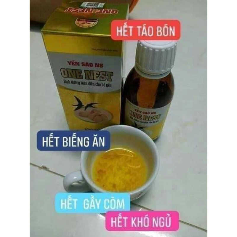 combo 3 tặng 1 siro yến sào one nest