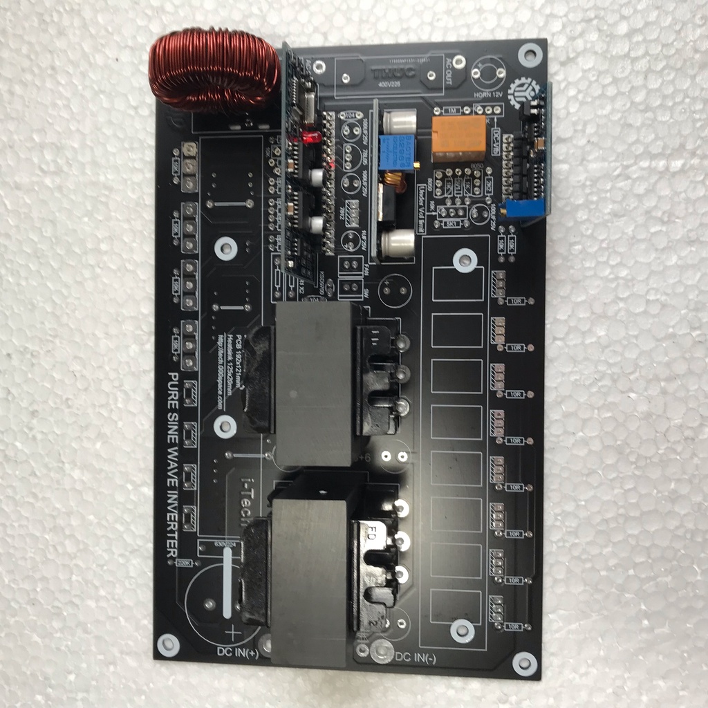 DIY kích điện sóng sin chuẩn dùng biến áp xung EE4220