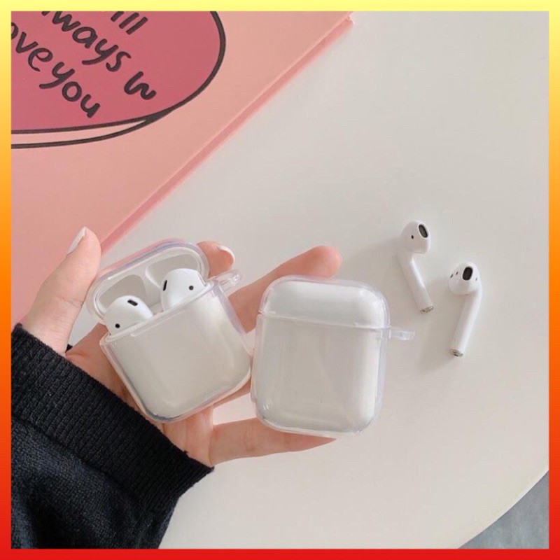 Ốp airpod1/2/3/Pro trong suốt - Vỏ bao airpod đựng tai nghe không dây