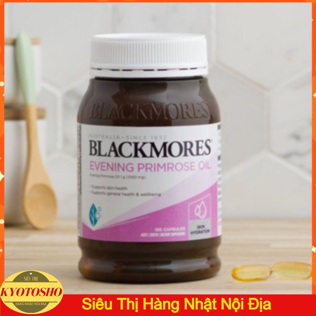 VIên uống Tinh Dầu hoa anh thảo Úc,Tinh dầu hoa anh thảo Blackmore đẹp da, cân bằng nội tiết tố úc 190v,125v