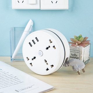 Ổ cắm điện đa năng chống giật, có dây rút gọn (2.8m) theo tiêu chuẩn châu Âu