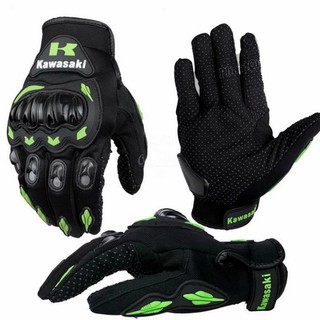 Găng Tay Lái Xe Kawasaki Full Ngón