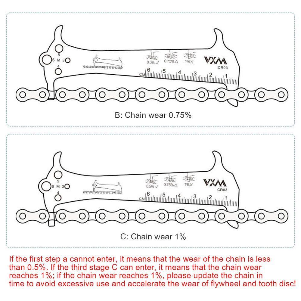 Bộ Dụng Cụ Đo Dây Xích Xe Đạp Leo Núi Đa Năng Hiệu DANILO