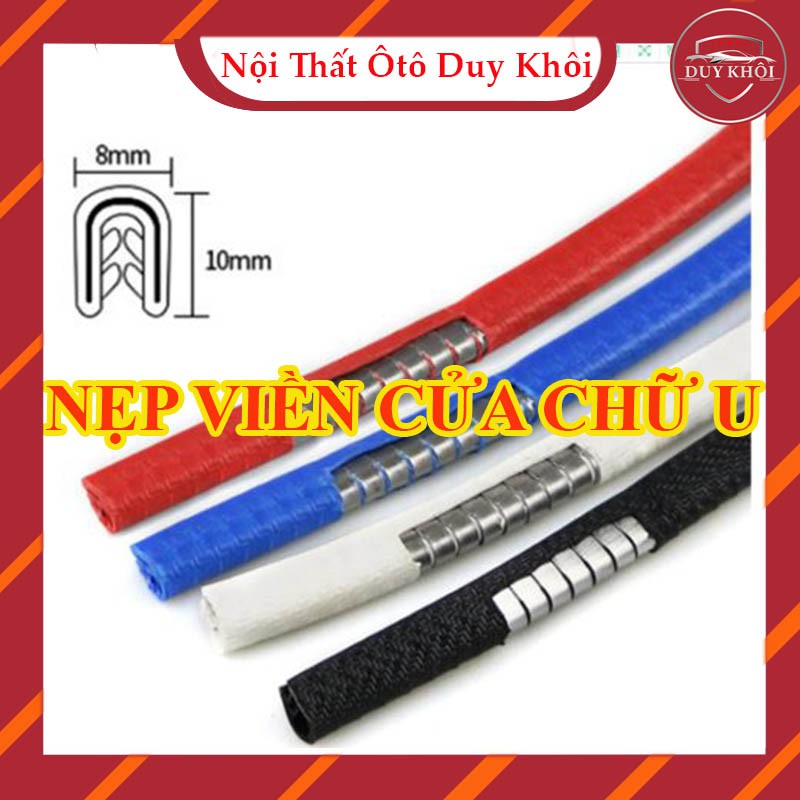 Gioăng cao su nẹp viền cửa chữ U lõi thép chống va chạm cánh cửa ô tô xe hơi - Duy Khôi Shop | BigBuy360 - bigbuy360.vn