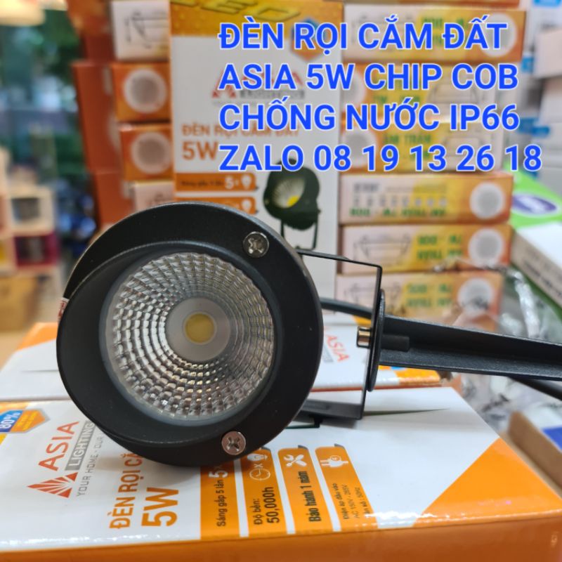 Đèn Led rọi ngoài trời, cắm cỏ đất, chiếu cây Asia 5W và 10W, chống nước IP66, bảo hành chính hãng.