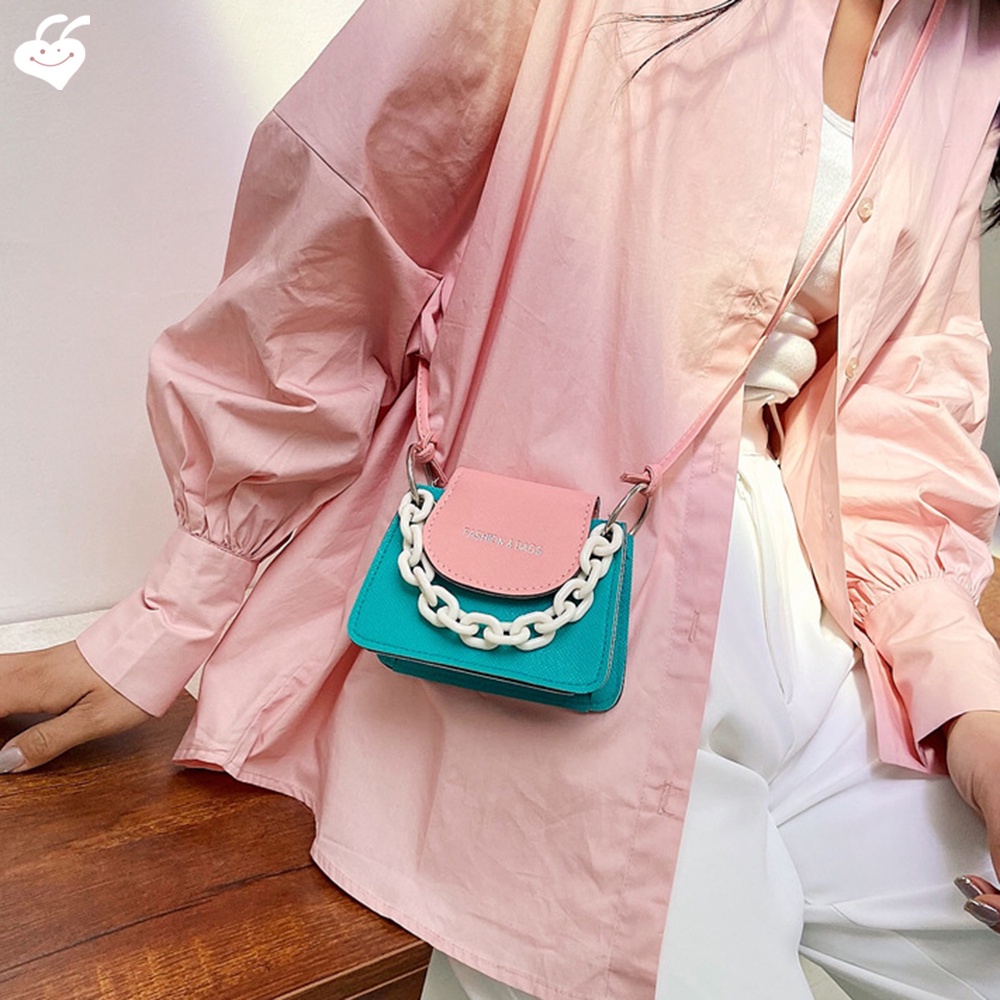 Túi Da PU Đeo Chéo Vai Đựng Điện Thoại / Mỹ Phẩm Thời Trang Cho Nữ