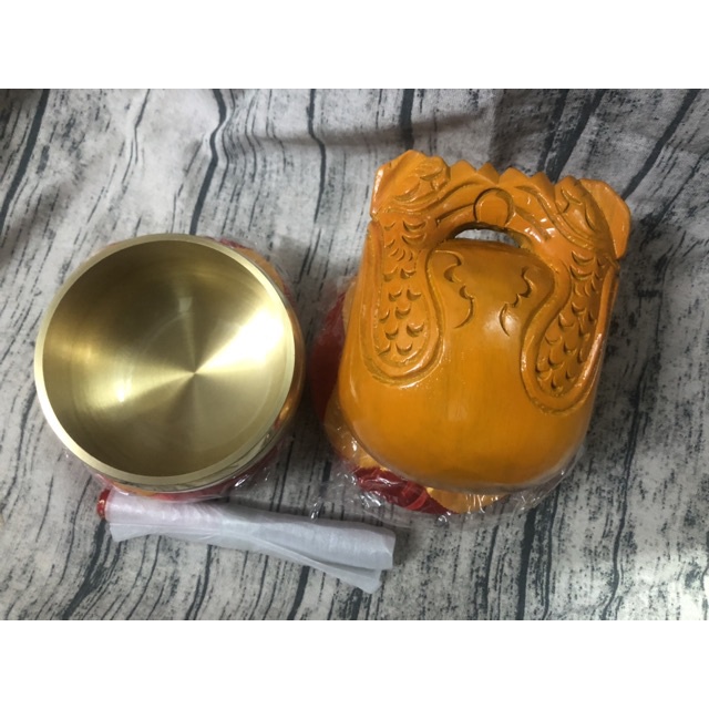 Mõ mít - pháp khí Phật giáo mõ 14cm