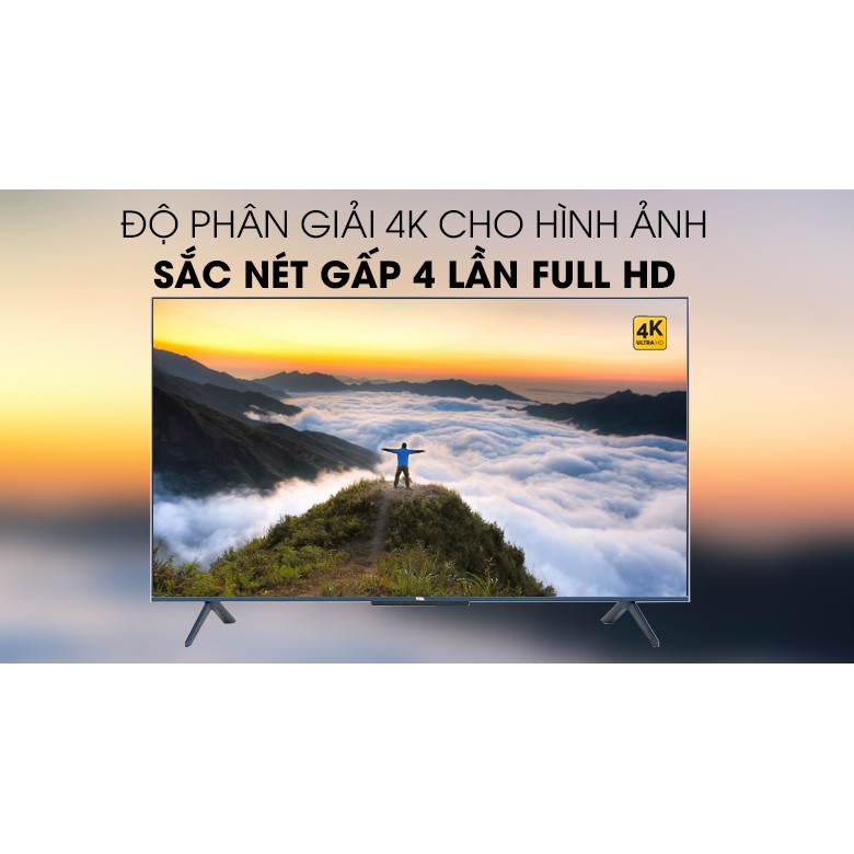 Android Tivi QLED TCL 4K 50 inch 50Q716 moi 99.99% likenew bao hanh 3 nam