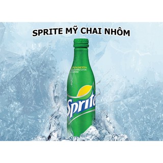 Sprite hương chanh chai nhôm Mỹ