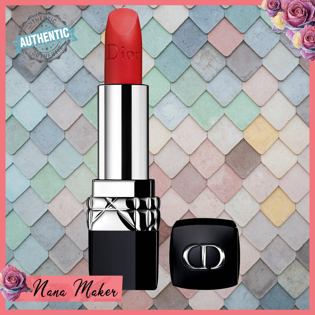 Son Dior Rouge màu 999 đỏ thuần minisize