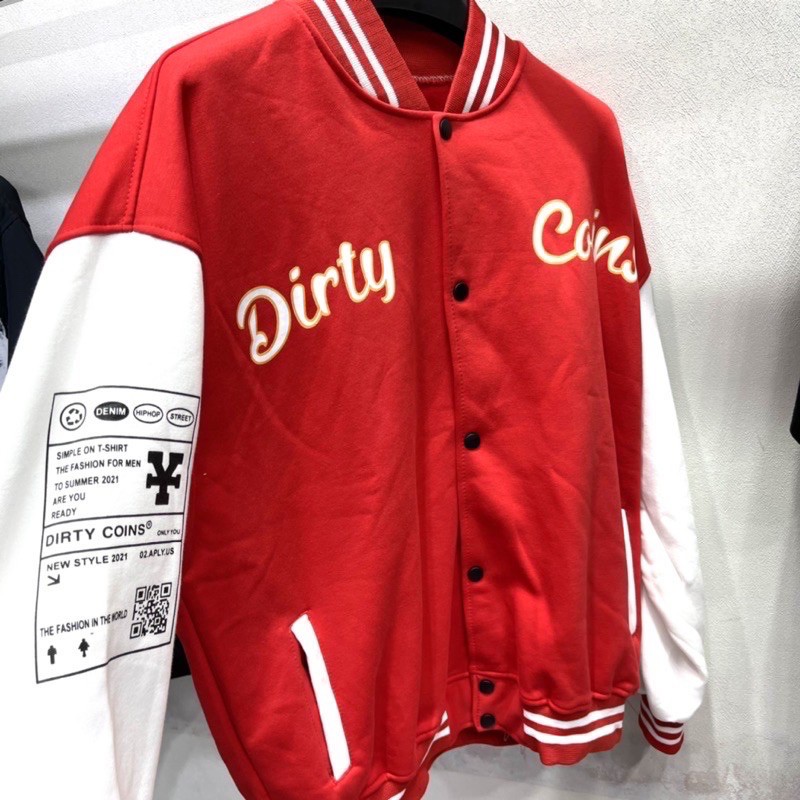 Áo khoác Bomber Dirty Coin , Áo bóng chày, unisex | BigBuy360 - bigbuy360.vn